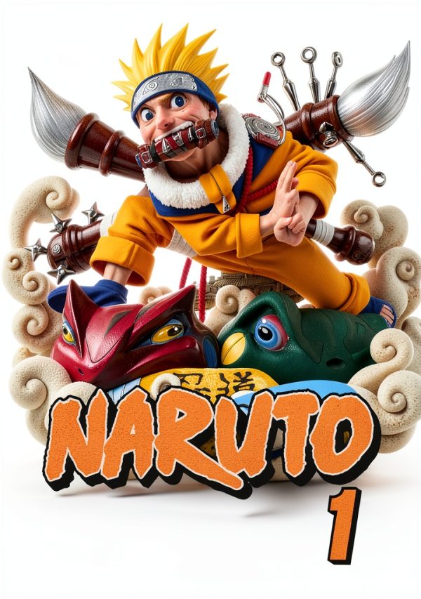 Naruto Graphic Novel Volume 1 Shonen Jump Edition by VIZ Media-0