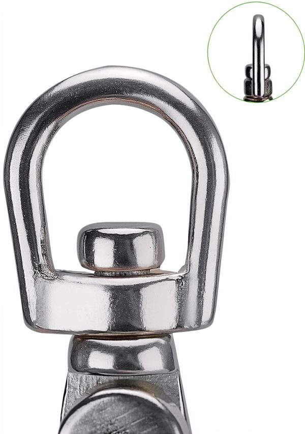 Trigger Snap Hooks 4 Pack Steel Swivel Lobster Clasp TAICHEUT-3