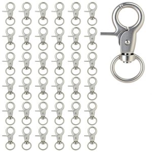 Trigger Snap Hooks SHENLIU 36PCS Swivel 2.32" x 0.82" for Pet Cages-0