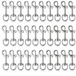 Swivel Snap Hooks JIEYAO 30pcs Heavy Duty Dog Leash Clips 360°-0