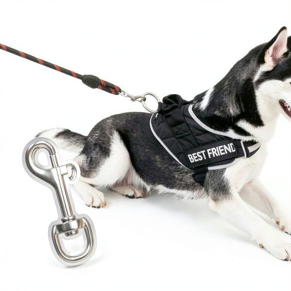 Swivel Snap Hooks JIEYAO 30pcs Heavy Duty Dog Leash Clips 360°-4