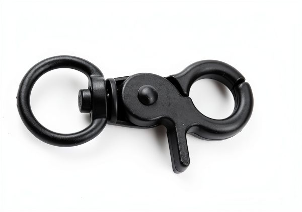 heyous 4pcs Zinc Alloy Trigger Snap Hooks 48mm Black Swivel Clips-2
