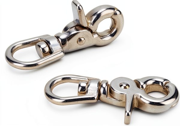 Trigger Snap Hooks 4 Pack Steel Swivel Lobster Clasp TAICHEUT-5
