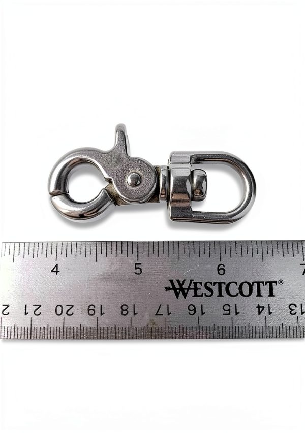 Stainless Steel Trigger Snap 3/8 Inch Swivel End Grade US Stainless-0