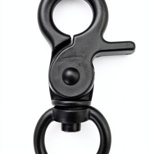 heyous 4pcs Zinc Alloy Trigger Snap Hooks 48mm Black Swivel Clips-0