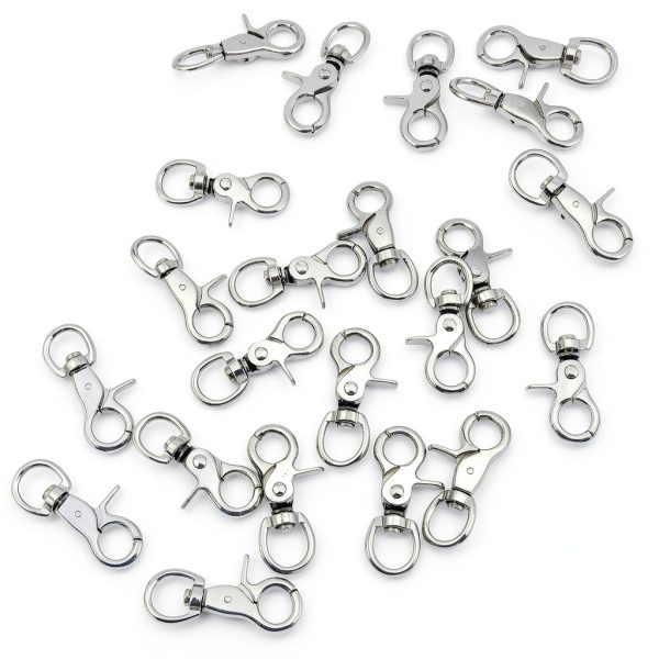 Trigger Snap Hooks 30pcs Swivel Lobster Clasps Steel Meyeyaia 2.32"-6