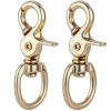Trigger Snap Hooks Faneta Solid Brass 2-3/4" Duty Swivel (2 Pack)-5