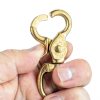 Trigger Snap Hooks Faneta Solid Brass 2-3/4" Duty Swivel (2 Pack)-3