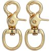 Trigger Snap Hooks Faneta Solid Brass 2-3/4" Duty Swivel (2 Pack)-1