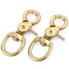 Trigger Snap Hooks Faneta Solid Brass 2-3/4" Duty Swivel (2 Pack)-4