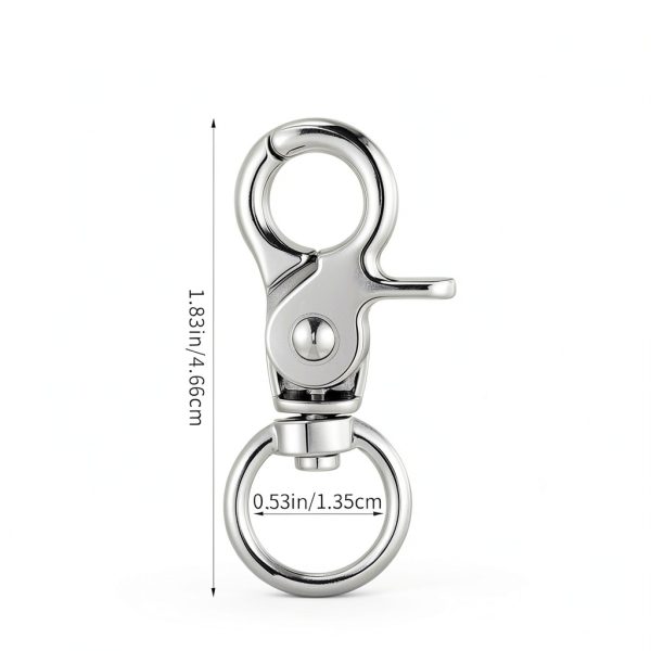 Swivel Snap Hooks 10 Pcs Zinc Alloy Lanyard Clips by Neyauo Heavy Duty-1