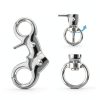 36PCS Trigger Snap Hooks 2.32'' x 0.82'' Heavy Duty Swivel Snap Hooks Metal Clasps Lanyard Clips Durable Trigger Snaps for Pet Cage Key Chains Dog Leash-3