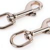 QWORK Swivel Eye Bolt Snap Hook 3-1/2" 316 Stainless Steel 2pcs Silver-6