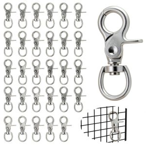 Trigger Snap Hooks 30pcs Swivel Lobster Clasps Steel Meyeyaia 2.32"-0