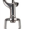 QWORK Swivel Eye Bolt Snap Hook 3-1/2" 316 Stainless Steel 2pcs Silver-0