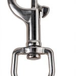 QWORK Swivel Eye Bolt Snap Hook 3-1/2" 316 Stainless Steel 2pcs Silver-0