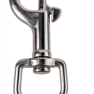 QWORK Swivel Eye Bolt Snap Hook 3-1/2" 316 Stainless Steel 2pcs Silver-0