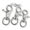 Allazone 12 PCS Trigger Snap Hooks, Lobster Clasp 360 Degree Swivel Spring Buckle Metal Swivel Clips for Pet Cages Chains Keychains Swivel Clip Hooks Lanyard Snap Hook Purse Clip-3
