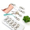 Trigger Snap Hooks 30pcs Swivel Lobster Clasps Steel Meyeyaia 2.32"-4
