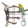 Allazone 12 PCS Trigger Snap Hooks, Lobster Clasp 360 Degree Swivel Spring Buckle Metal Swivel Clips for Pet Cages Chains Keychains Swivel Clip Hooks Lanyard Snap Hook Purse Clip-5