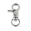 Allazone 12 PCS Trigger Snap Hooks, Lobster Clasp 360 Degree Swivel Spring Buckle Metal Swivel Clips for Pet Cages Chains Keychains Swivel Clip Hooks Lanyard Snap Hook Purse Clip-1