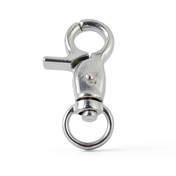 Allazone 12 PCS Trigger Snap Hooks, Lobster Clasp 360 Degree Swivel Spring Buckle Metal Swivel Clips for Pet Cages Chains Keychains Swivel Clip Hooks Lanyard Snap Hook Purse Clip-1